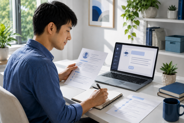 20代の約7割が使うAI｜履歴書添削の活用術と注意点 イメージ